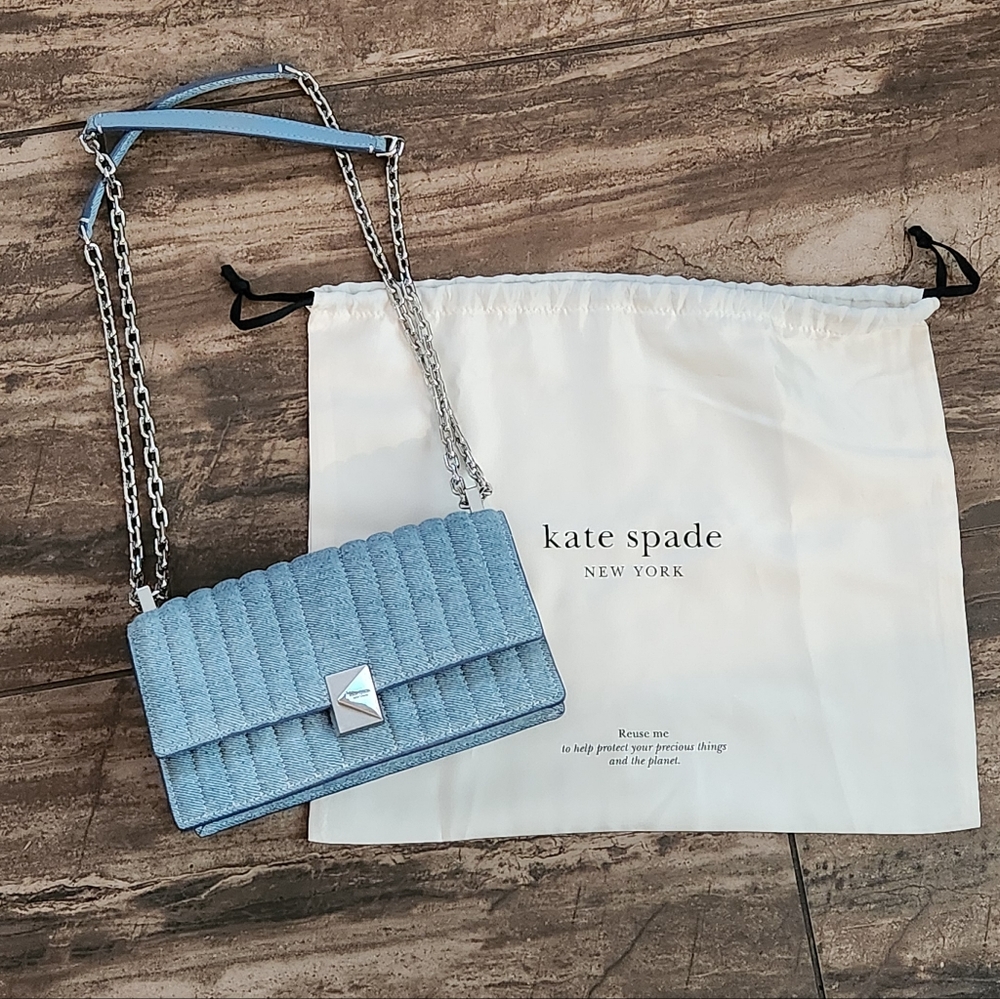 Kate Spade Denim Crossbody/Shoulder Bag - Picture 13 of 15